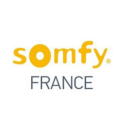 Logo SOMFY - Fournisseur d'Élégance Fermetures